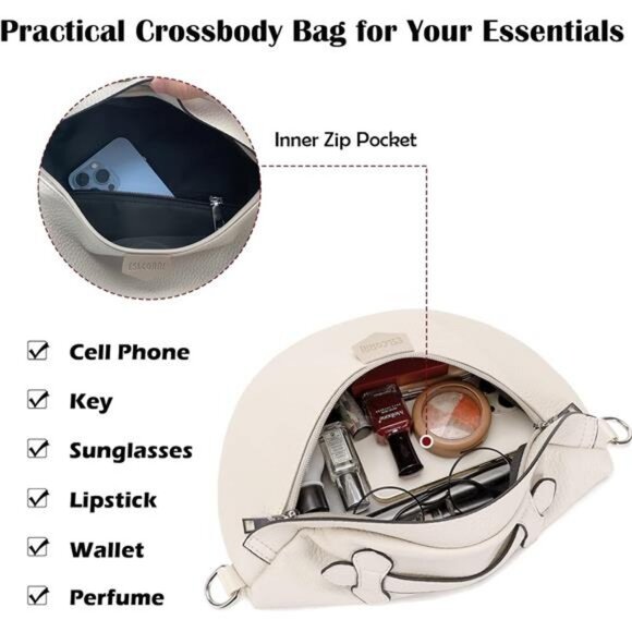 Crossbody Bags for Women - Fashion Sling Purse Shoulder Bag Fanny Pack - Picture 3 of 7